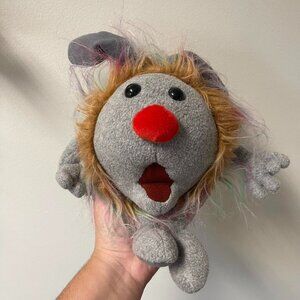 1995 The Big Comfy Couch Fuzzy Wussy Dust Bunny Plush Commonwealth 10” RARE